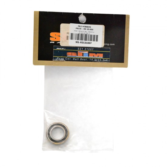 REAR CERAMIC BALL BEARING 14-25X25-3X6-3