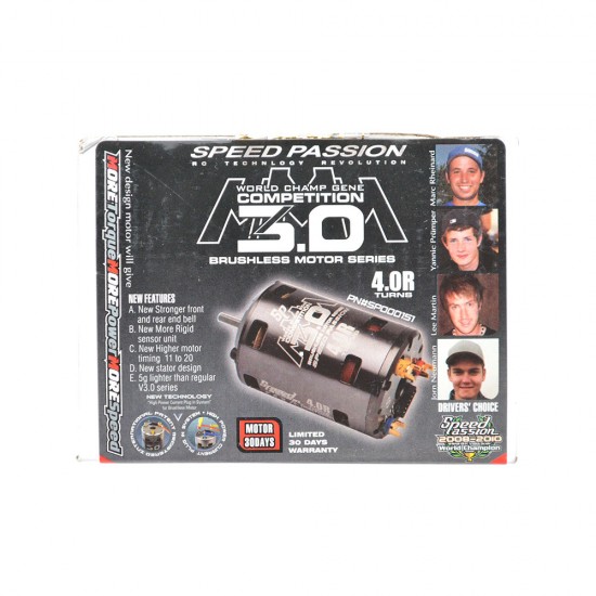 1/10 Competition MMM series 4.0T Brushless Motor