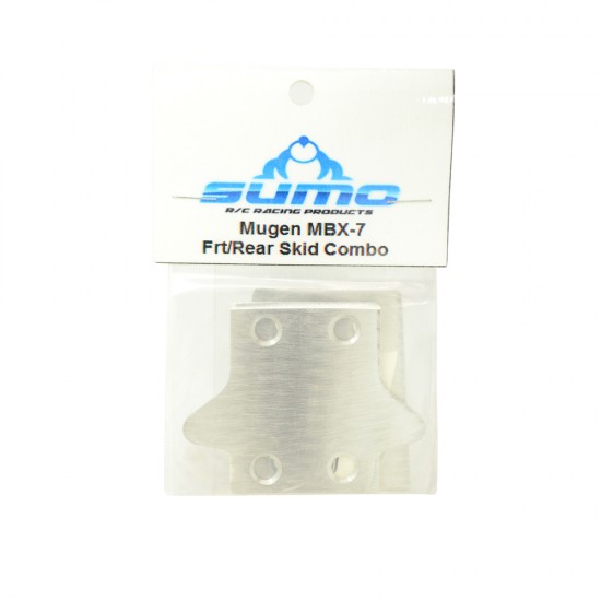 MBX 7/7T FRONT/REAR SKID PLATE COMBO ALUM