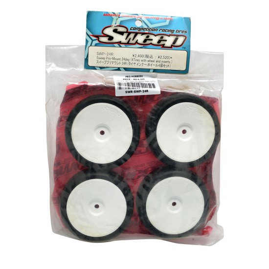 COMPLETE SET TIRES 24 DEG(4 TIRES WITH WHEEL & INSERT)