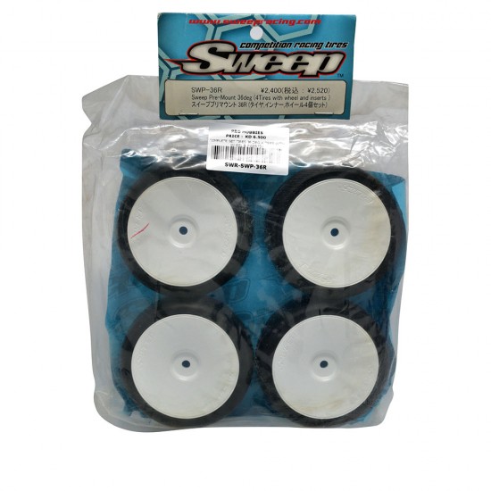 COMPLETE SET TIRES 36 DEG(4 TIRES WITH WHEEL & INSERTS)