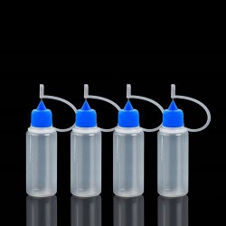 Needle Head Oil Bottle 20cc.(Blue) 4pcs.