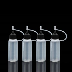 Needle Head Oil Bottle 20cc.(Black) 4pcs.