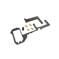 Graphite Radio Tray Support Mount ( For HB Racing D817/ D817T/RGT8 )