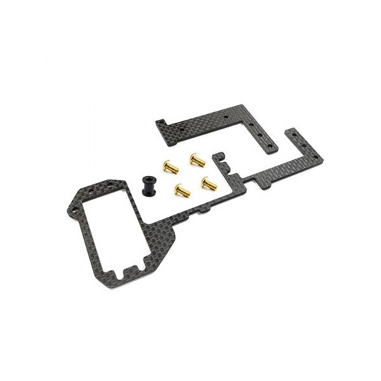 Graphite Radio Tray Support Mount ( For HB Racing D817/ D817T/RGT8 )