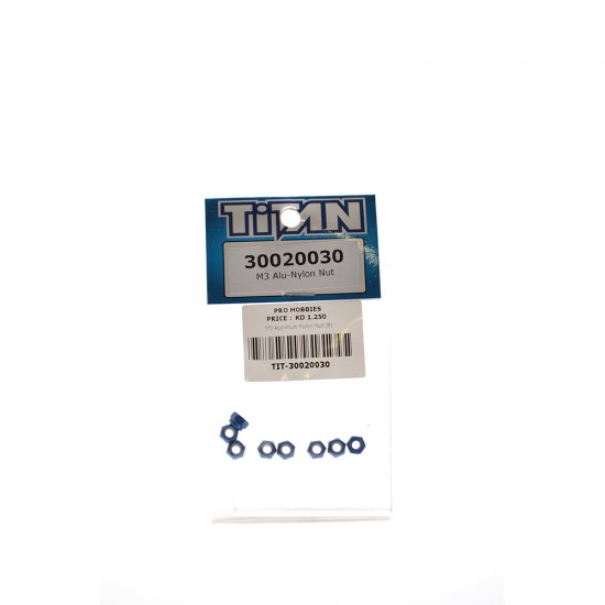 M3 Aluminum Nylon Nut (8)