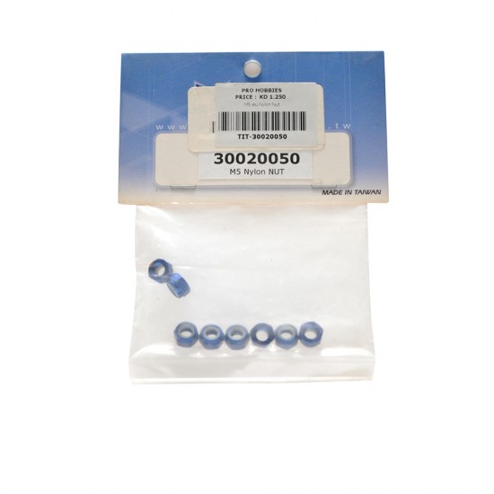 M5 Aluminum Nylon Nut (8)