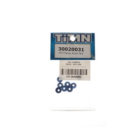 M3 Aluminum Nylon Nut with Flange (8)