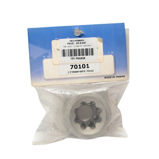 Titan Vector .12 Heat Sink Head Silver