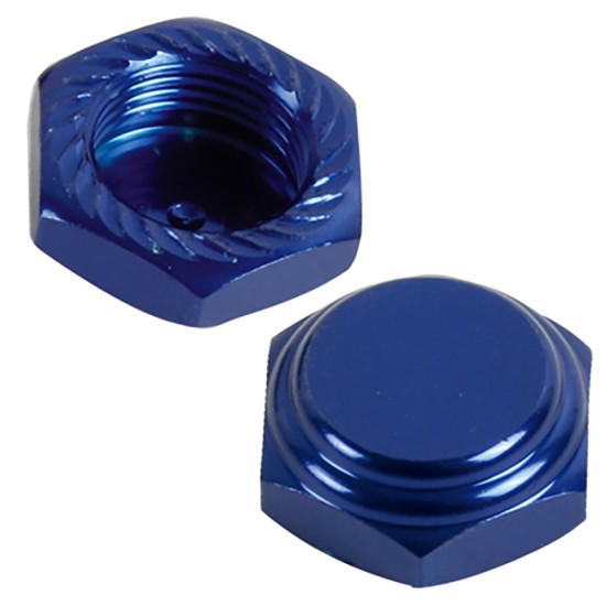 17mm Serrated Cap Nut (4)