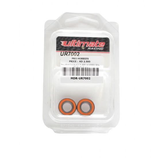 BALLBEARING BLACK RUBER HI-SPEED SEAL 2RS 8x16x5 (2u)