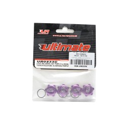LIGHT BSC WHEEL NUT PURPLE 4u   MUGENKYOSHOXRAY