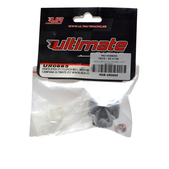 VENTILATED Z17 CLUTCH BELL WITH BEARINGS
