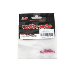 3 mm. ALU.NYLON NUT PINK (10 pcs) 3 mm. ALU.NYLON NUT PINK (10 pcs)