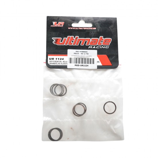DIFFERENTIAL ADJUST WASHERS  (16x13x0,15/0,2/0,4 mm)
