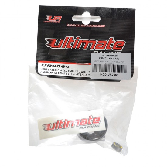 VENTILATED Z16 CLUTCH BELL WITH BEARINGS