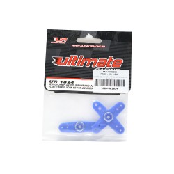 PLASTIC SERVO HORN KIT FOR JR/SANWA/KO BLUE (2u) PLASTIC SERVO HORN KIT FOR JR/SANWA/KO BLUE (2u)
