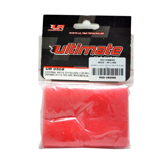 EXTERNAL AIR FILTER MOUSSE FOR MUGEN (4u.)