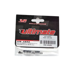 2mm ALUMINIUM STOPPER BLACK(5u.)