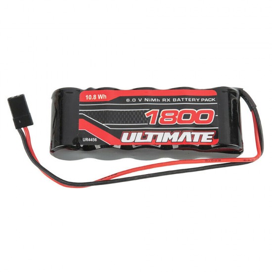ULTIMATE 6.0V 1800MAH NIMH  FLAT RCVR BATTERY PACK JR