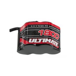 ULTIMATE 6.0V 1800MAH NIMH HUMP RCVR BATTERY PACK JR ULTIMATE 6.0V 1800MAH NIMH HUMP RCVR BATTERY PACK JR