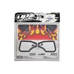 PROLINE STANDARD WING HYPER FLAMES W/CARBON RED PROLINE STANDARD WING HYPER FLAMES W/CARBON RED