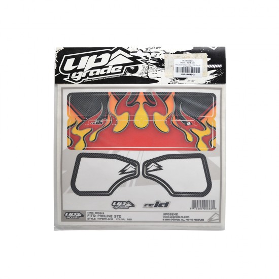 PROLINE STANDARD WING HYPER FLAMES W/CARBON RED