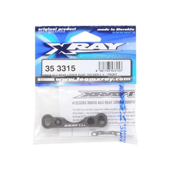 XB808 ALU REAR LOWER SUSP. HOLDER 0-2- REAR - 7075 T6