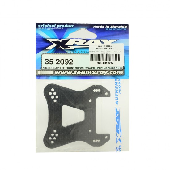XB808 GRAPHITE FRONT SHOCK TOWER  CNC MACHINED 4
