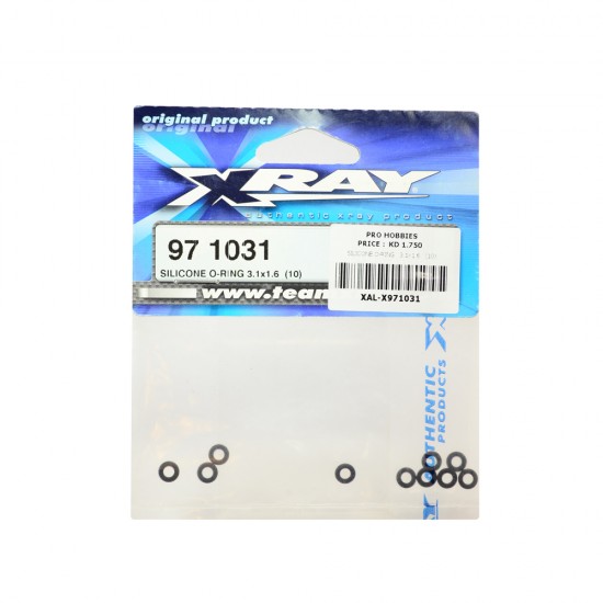 SILICONE O-RING   3.1x1.6   (10)
