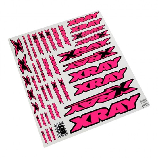 XRAY STICKER FOR BODY - NEON RED