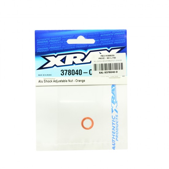 ALU SHOCK ADJUSTABLE NUT-ORANGE