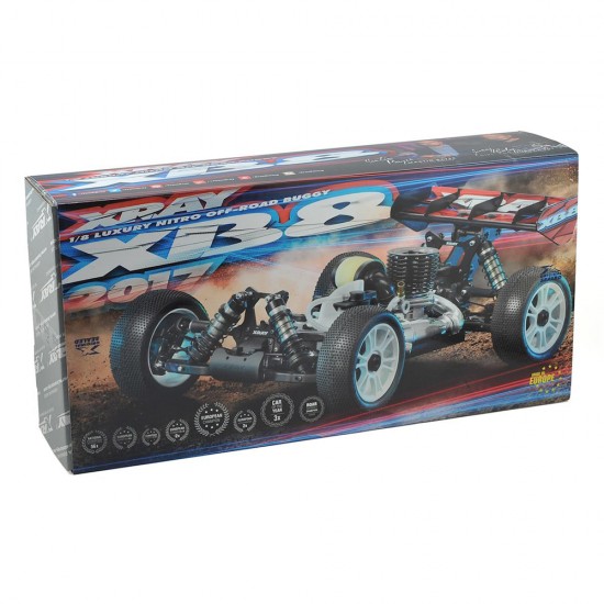 XRAY XB8 - 2017 SPECS - 1/8 LUXURY NITRO OFF-ROAD