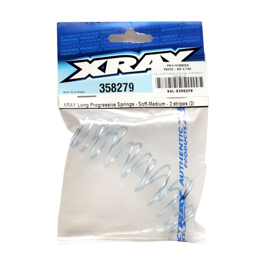 Xray Long Progressive Springs - Soft-Medium - 2 Stripes (2)