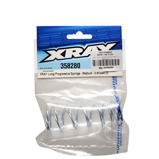 Xray Long Progressive Springs-Medium-3 Stripes (2)