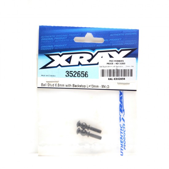 Ball Stud 6.8mm with Backstop L 13mm - M4 (2)
