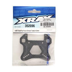 XB8 GRAPHITE FRONT SHOCK TOWER - CNC MACHINED 4 MM