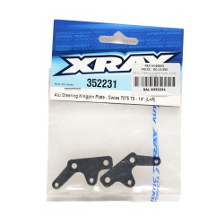 XB8 ALU STEERING KINGPIN PLATE - SWISS 7075 T6 - 1