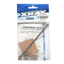 XT8 CVD UNIVERSAL DRIVE SHAFT F/R - SET - HUDY SPR