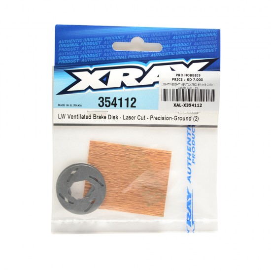 LIGHTWEIGHT VENTILATED BRAKE DISK - LASER CUT - PR