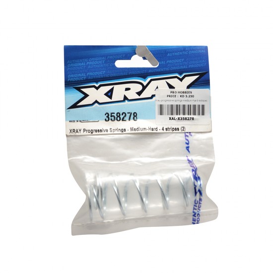 Xray progressive springs-medium-hard-4stripes