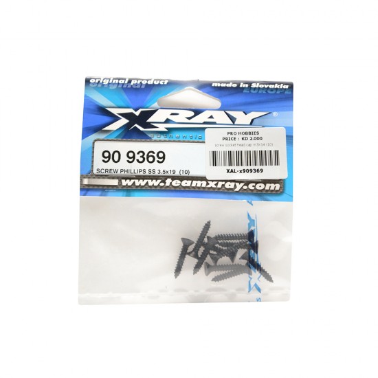 SCREW PHILLIPS SS 3.5x19 (10)