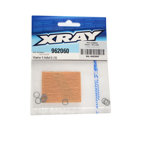 WASHER S 6x8x0.5 (10)
