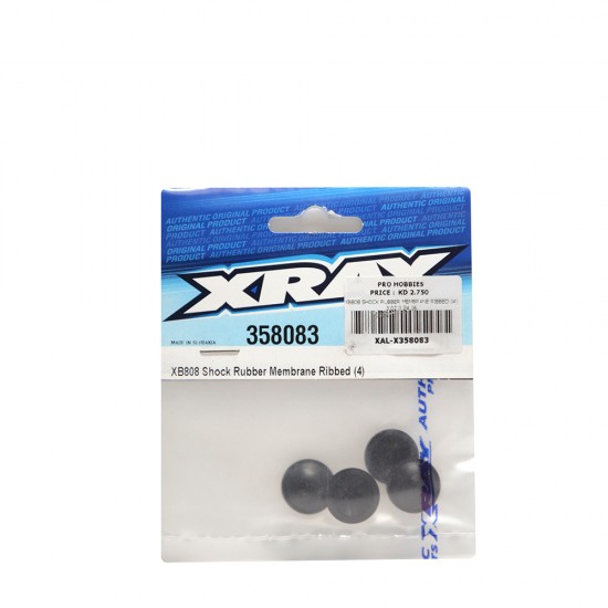 XB808 SHOCK RUBBER MEMBRANE RIBBED (4) 3,02 0 24,16