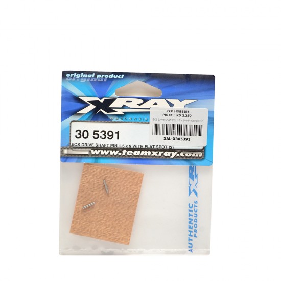 ECS Drive Shaft Pin 1.5 x 9 with flat spot 2