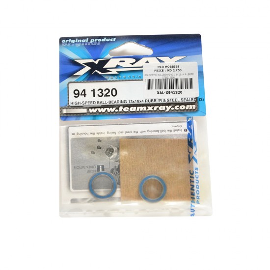 HIGHSPEED BALLBEARING 13x19x4 RUBBER  STEEL SEAL