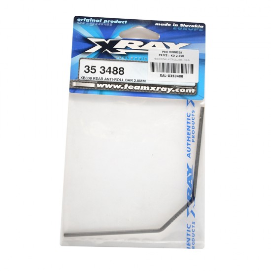 XB808 REAR ANTIROLL BAR 2.8MM