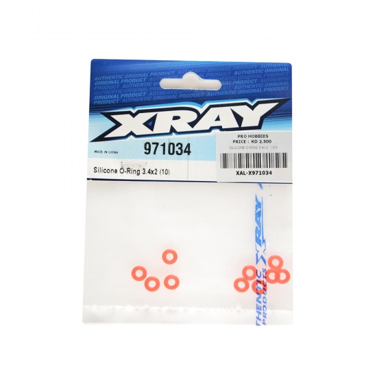 SILICONE O-RING 3.4x2 (10)