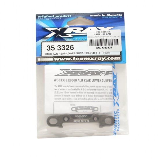 XB808 ALU REAR LOWER SUSP. HOLDER 2-4 - REAR - S