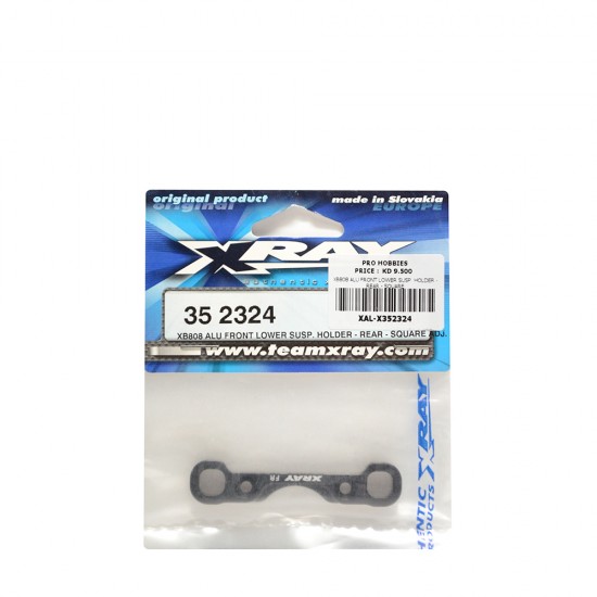 XB808 ALU FRONT LOWER SUSP. HOLDER - REAR - SQUARE